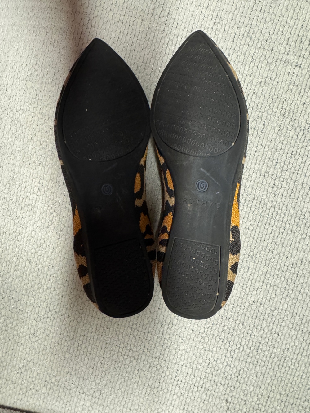 Rothy's The Point II Leopard Print Size 5 - Picture 7 of 7